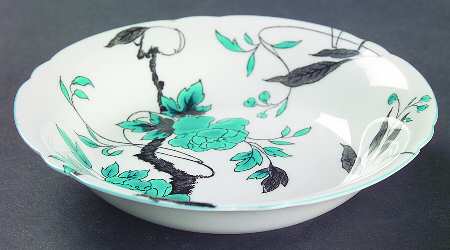 Chippendale Turquoise Fruit/Dessert (Sauce) Bowl by Shelley