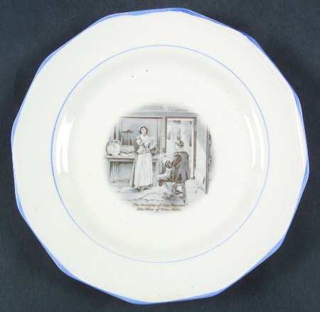 Courtship of Miles Standish Salad Plate