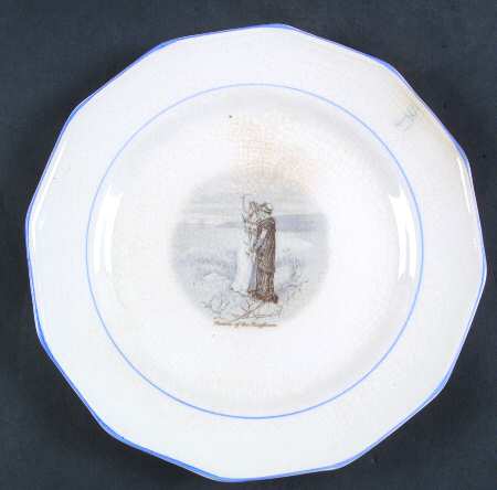 Courtship of Miles Standish Salad Plate