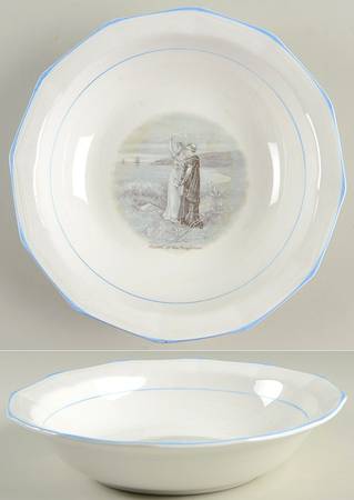 Courtship of Miles Standish 9" Round Vegetable Bowl