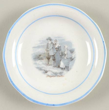 Courtship of Miles Standish Butter Pat