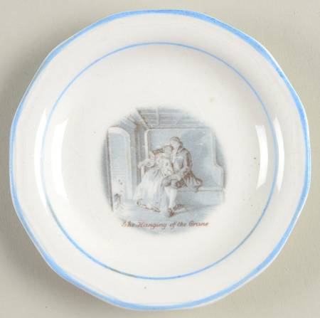 Courtship of Miles Standish Butter Pat
