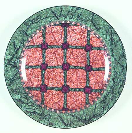 Tapestry Salad Plate by Sakura