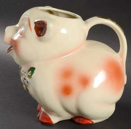 Smiley Pig  Figural #5 Pitcher by Shawnee