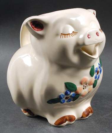 Smiley Pig  Figural #4 Pitcher