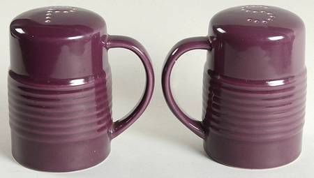 Boscoware Dark Plum Stove Top Salt & Pepper Set