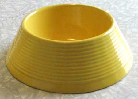 Boscoware Light Yellow Pet Bowl