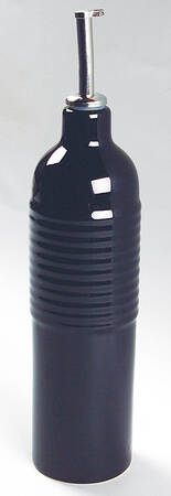 Boscoware Black Oil Jar & Drizzle Spout