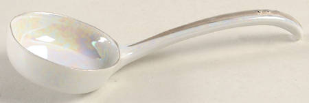 Colonial Solid Ceramic Ladle for Open Sauce Boat