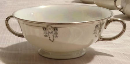 Colonial Footed Cream Soup Bowl