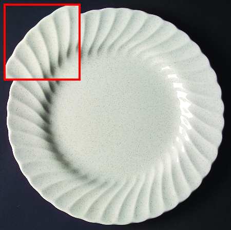 bone White (Earthenware, USA, Ivory, Tan Specks) by Sheffield