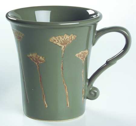 Cornflowers Green Mug