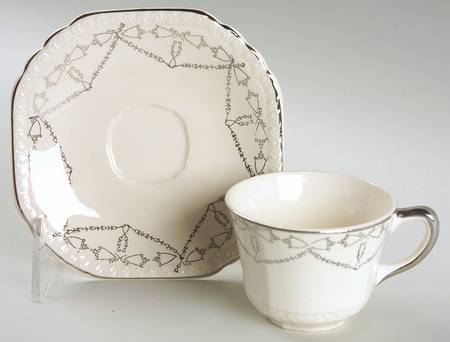 SLM125 Flat Demitasse Cup & Saucer Set by Salem