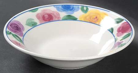Rose Garden Coupe Soup Bowl