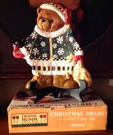 Christmas Bears Cookie Tray