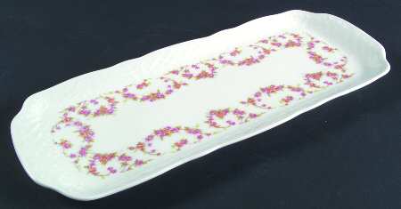 Bridal Rose Large Sandwich Tray