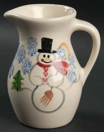 Snowman Family Creamer