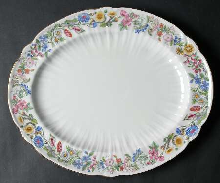 Hedgerow 14" Oval Serving Platter