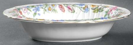 Hedgerow 9" Oval Vegetable Bowl