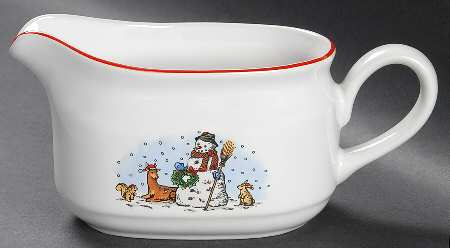 Snowman Gravy Boat