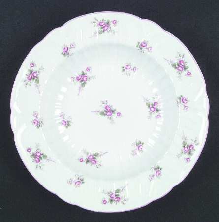 Rose Spray (Oleander Shape) Rim Soup Bowl