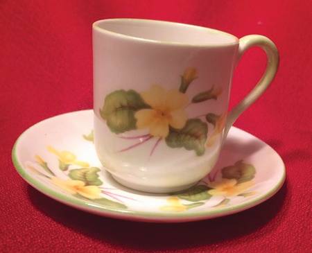 Primrose Flat Toy Cup and Saucer Set