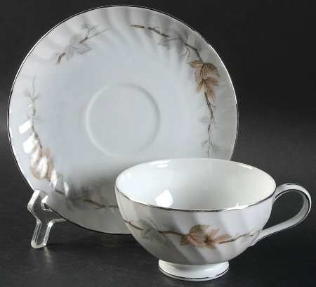 Avalon Footed Cup & Saucer Set