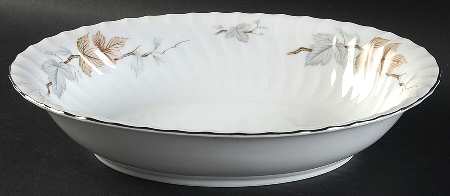 Avalon 10" Oval Vegetable Bowl