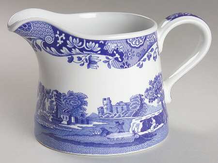 Blue Italian Ascot Creamer
