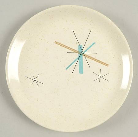Hop Scotch Turquoise Bread & Butter Plate