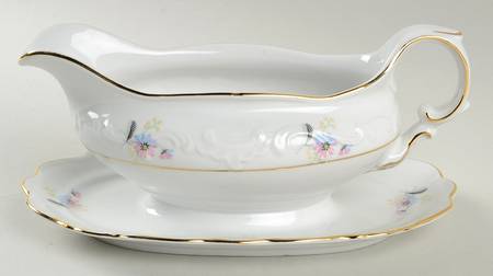 SCH170 Gravy Boat with Attached Underplate