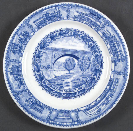 Centenary Colonial (Baltimore and Ohio) Bread & Butter Plate