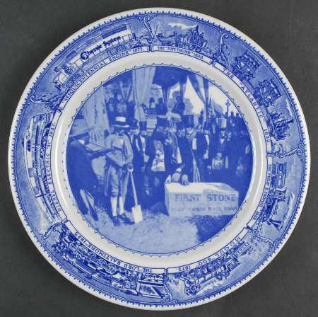 Centenary Colonial (Baltimore and Ohio) Collector Plate