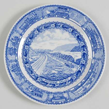 Centenary Colonial (Baltimore and Ohio) Salad Plate