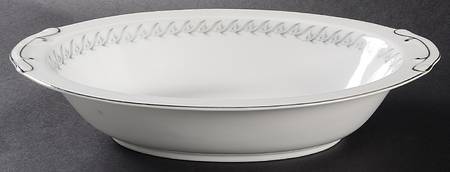 2454 9" Oval Vegetable Bowl