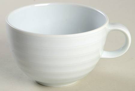 Roulette White Flat Cup