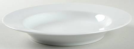 Roulette White Rim Soup Bowl