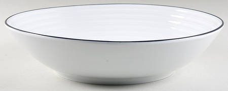 Roulette Blue 12" Round Serving Bowl