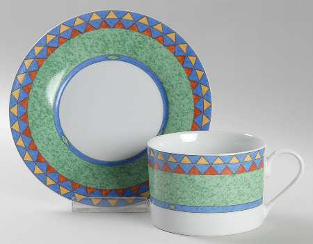 Soiree Flat Cup & Saucer Set by Studio Nova