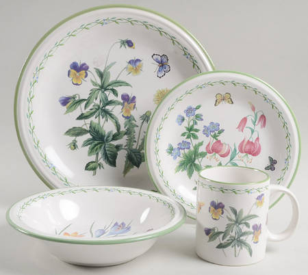 Garden Bloom 4 Piece Place Setting