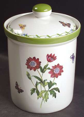 Garden Bloom Large Canister & Lid