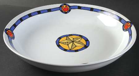 Seattle Fish & Crab 12" Pasta Serving Bowl