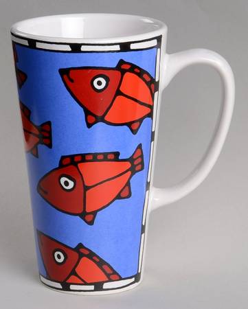 Seattle Fish & Crab Tall Mug