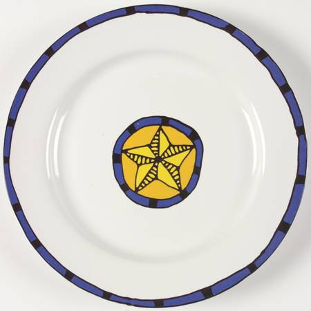 Seattle Fish & Crab Dinner Plate