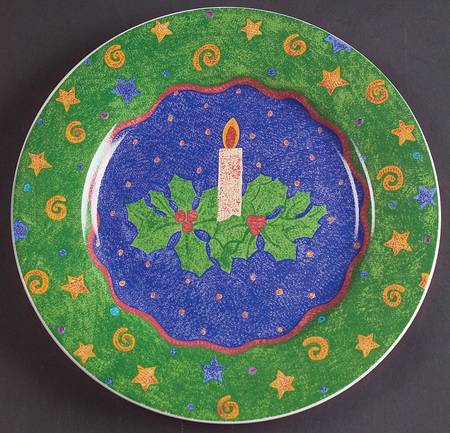 Potpourri Salad Plate by Sango