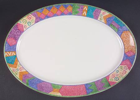 Potpourri 16" Oval Serving Platter