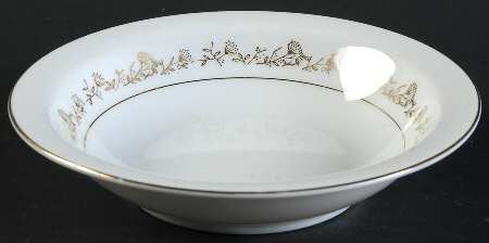 Golden Thistle Rim Fruit/Dessert (Sauce) Bowl by Summit
