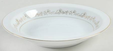 Golden Thistle Rim Soup Bowl by Summit
