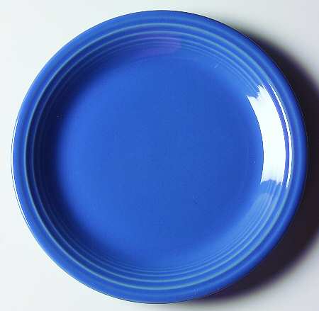 Concentrics Blue Salad Plate