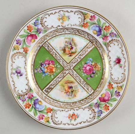 Royal Dresdner Art Green (Panels) by Schumann - Bavaria